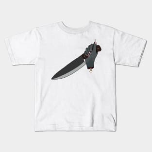 horror knife hand Kids T-Shirt